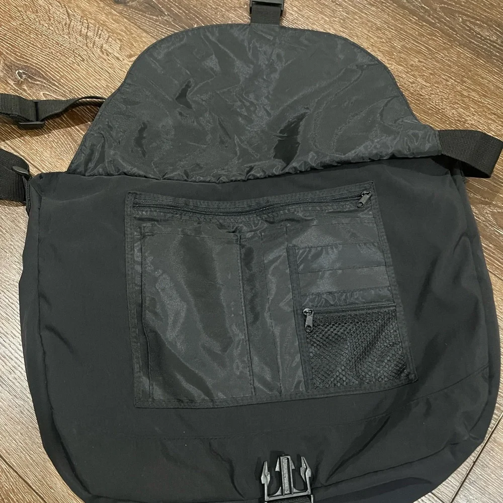 Hugo Boss Black and Red Messenger Bag